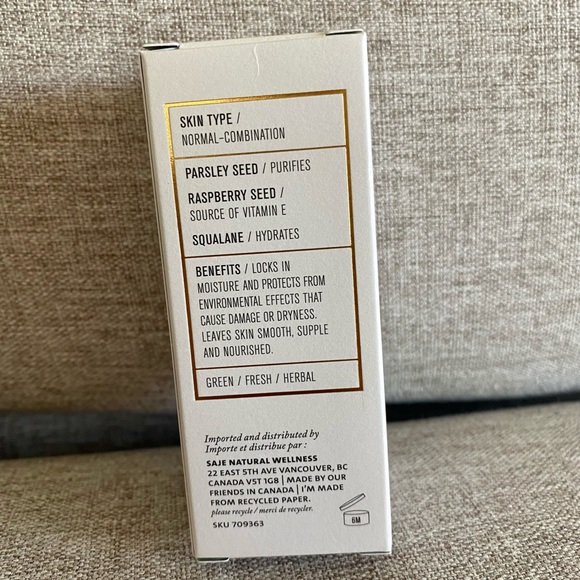 New Saje Hydrating Anti-Aging Skin Oil - Picture 3 of 4